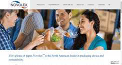 Desktop Screenshot of novolex.com
